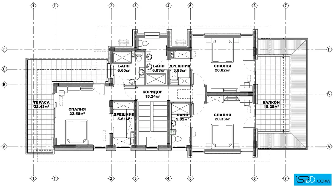 План на втори етаж