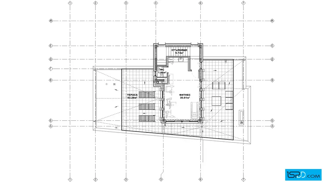 План на трети етаж