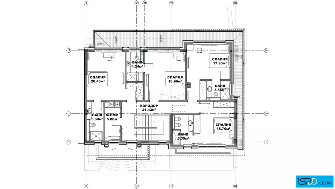 План на втори етаж