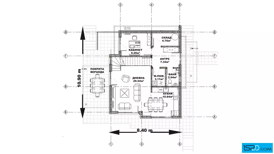 План на първи етаж
