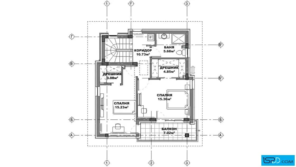 План на втори етаж