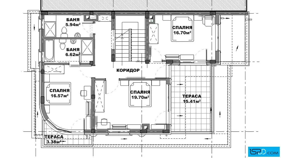 План на втори етаж