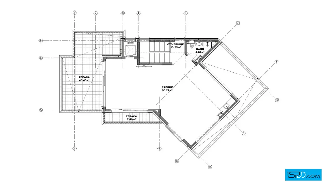 План на трети етаж