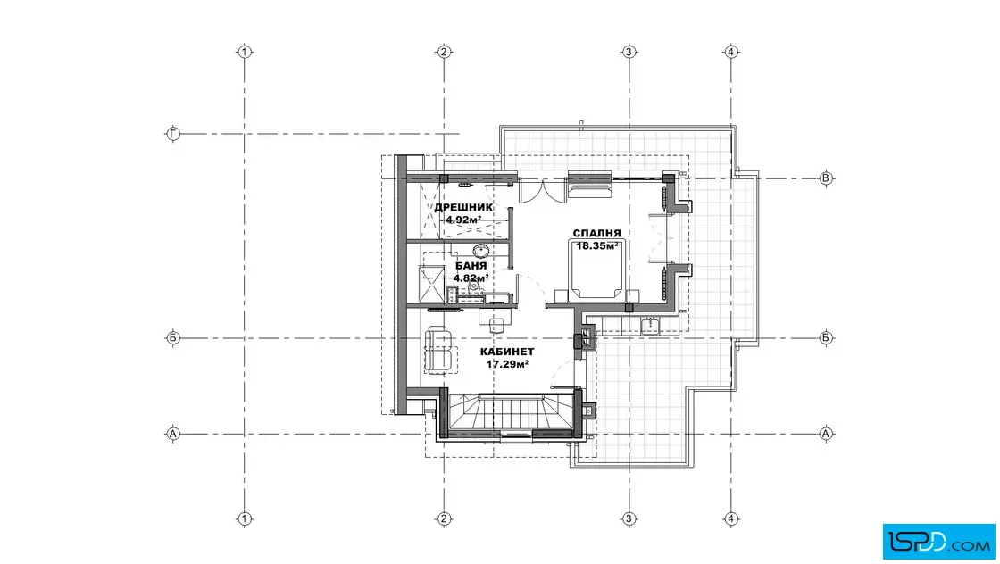 План на трети етаж