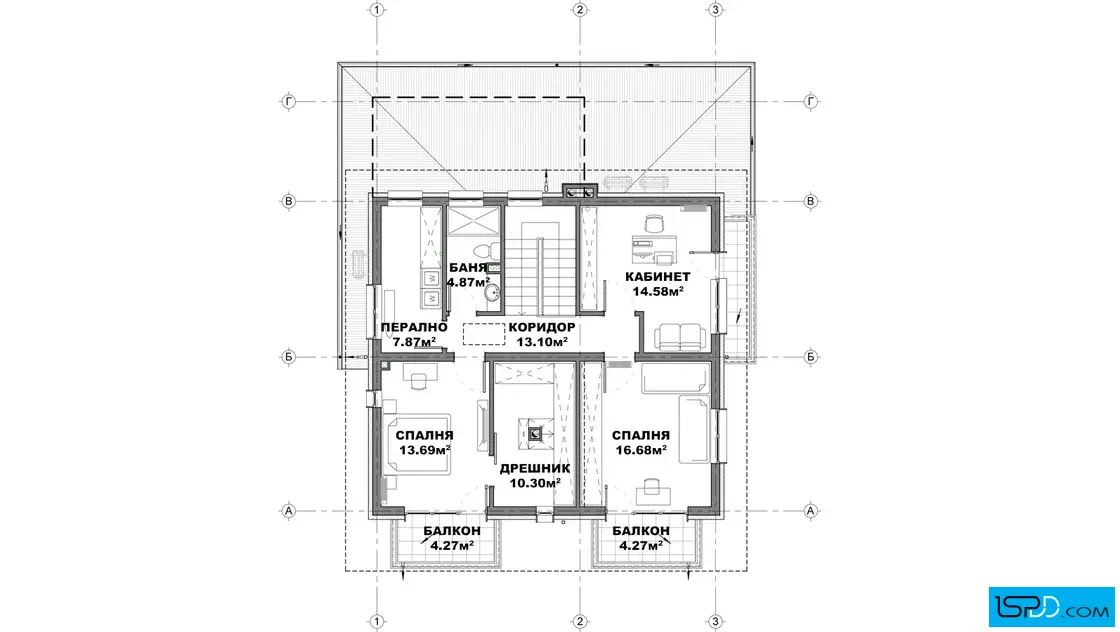 План на втори етаж