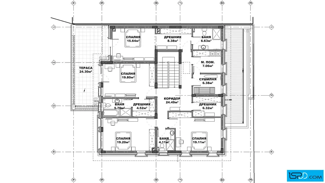 План на втори етаж