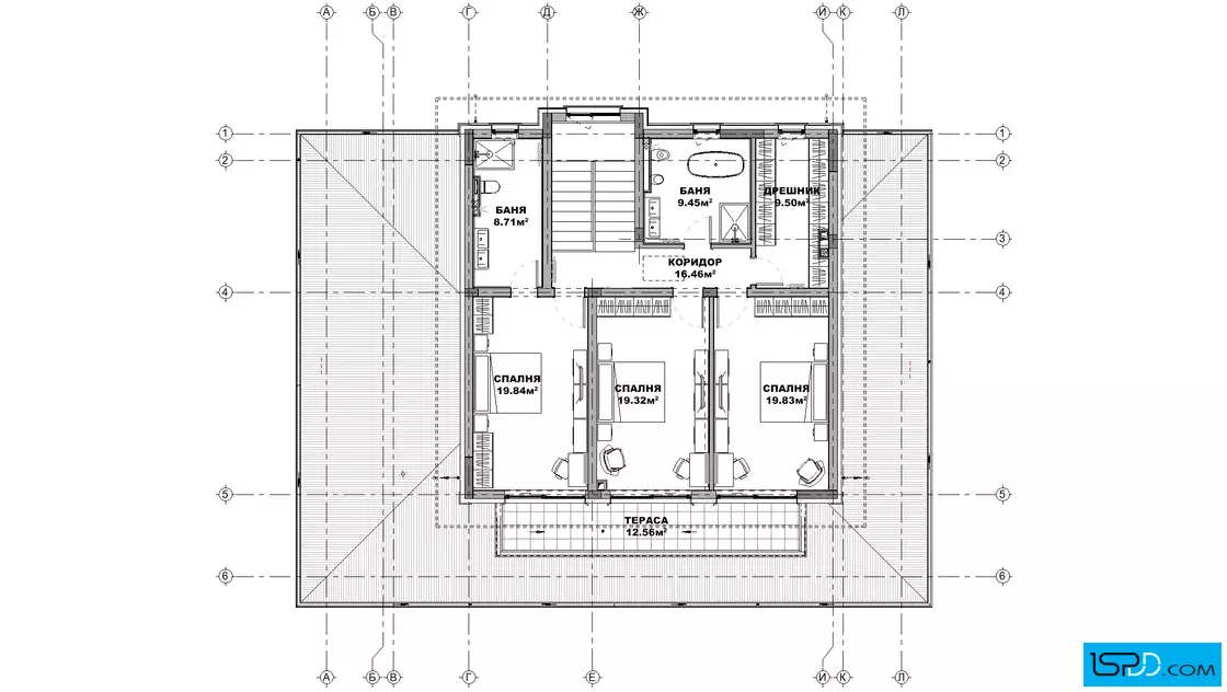План на втори етаж План на втори етаж