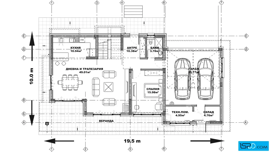 План на първи етаж