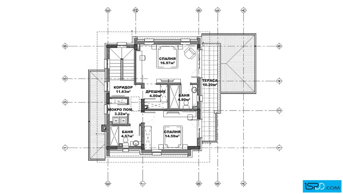 План на втори етаж