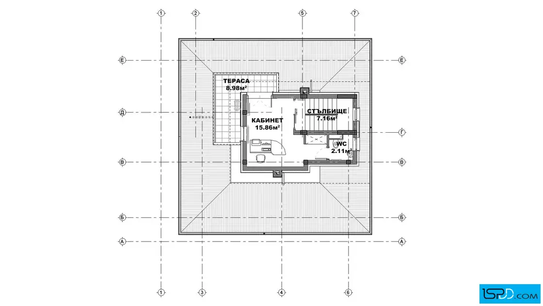 План на трети етаж