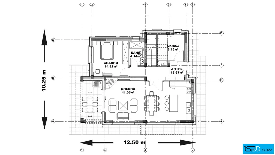 План на първи етаж