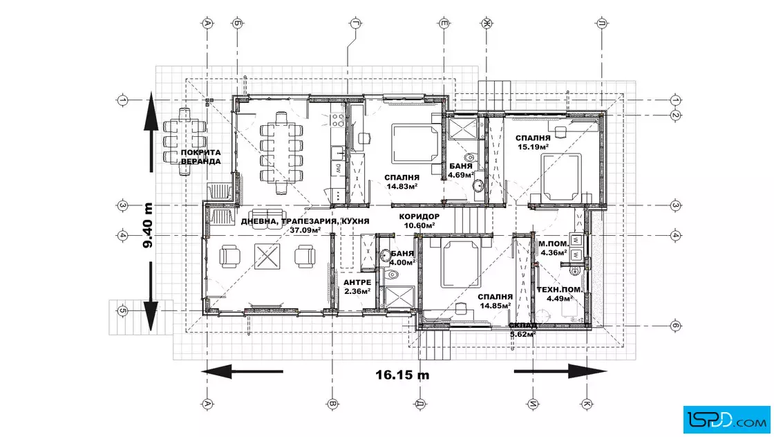 План на първи етаж