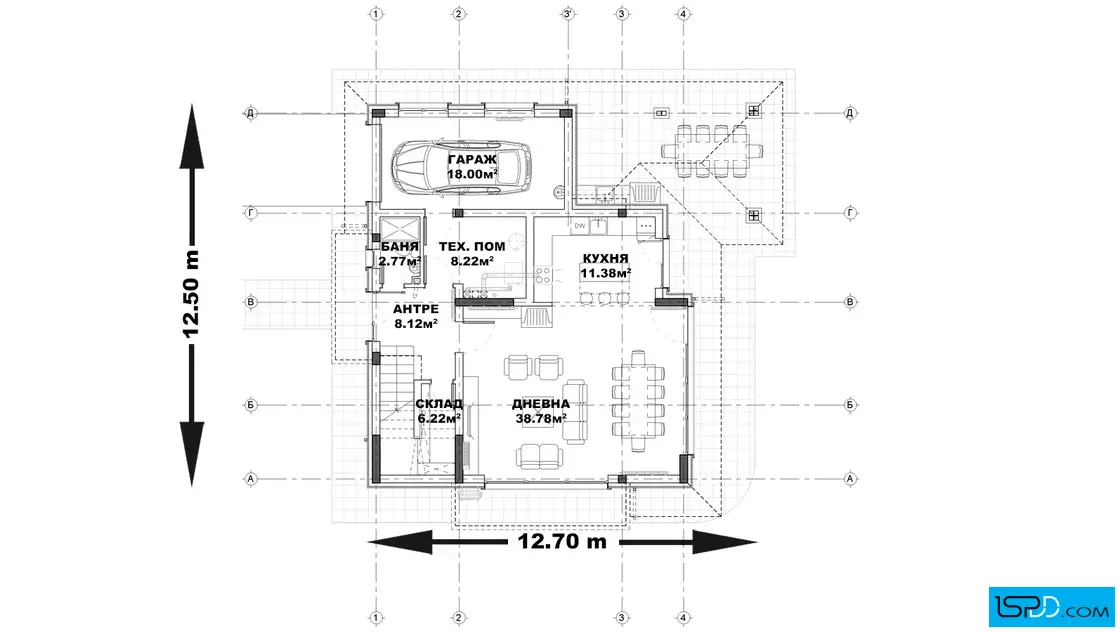 План на първи етаж