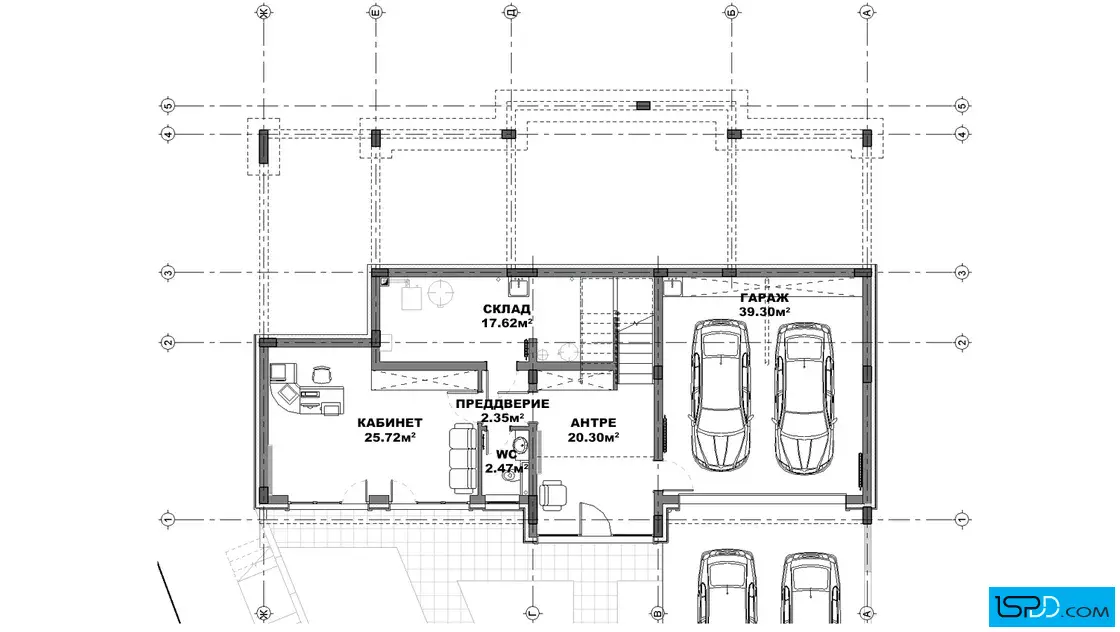План на подземен етаж