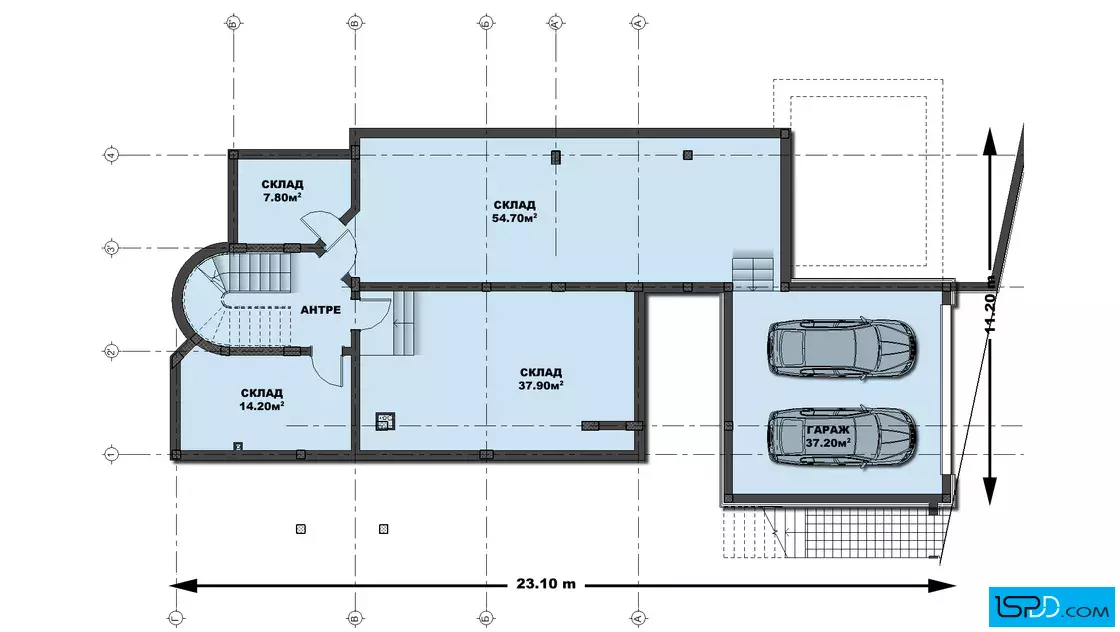 План на подземен етаж