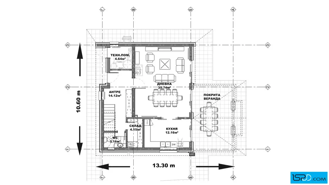 План на първи етаж