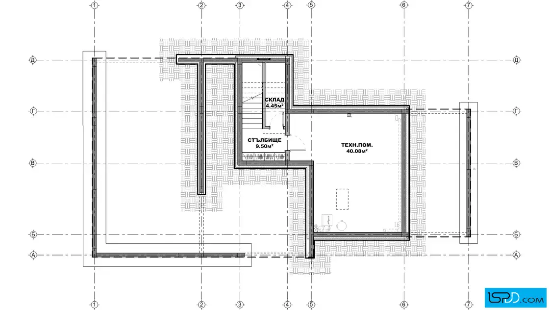 План на подземен етаж