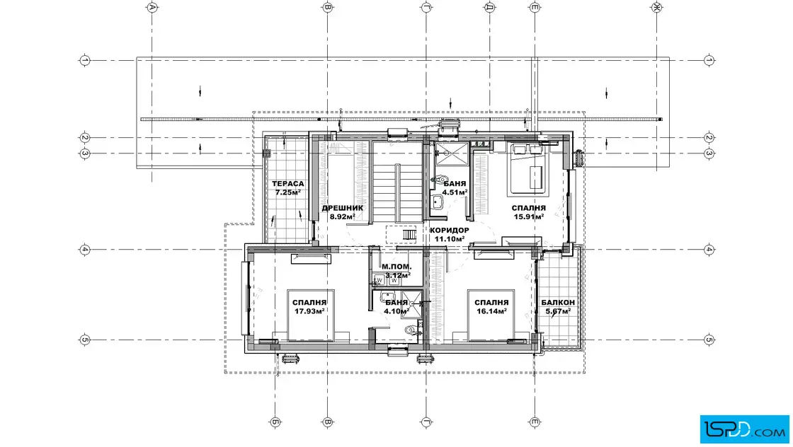 План на втори етаж