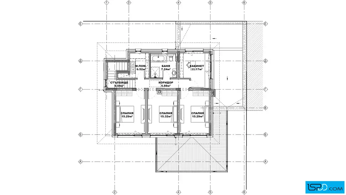 План на втори етаж План на втори етаж