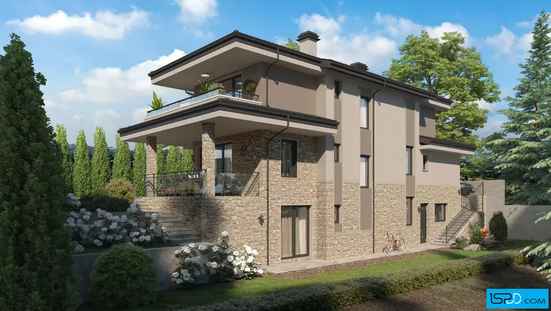 Проект на къща в гр. Правец