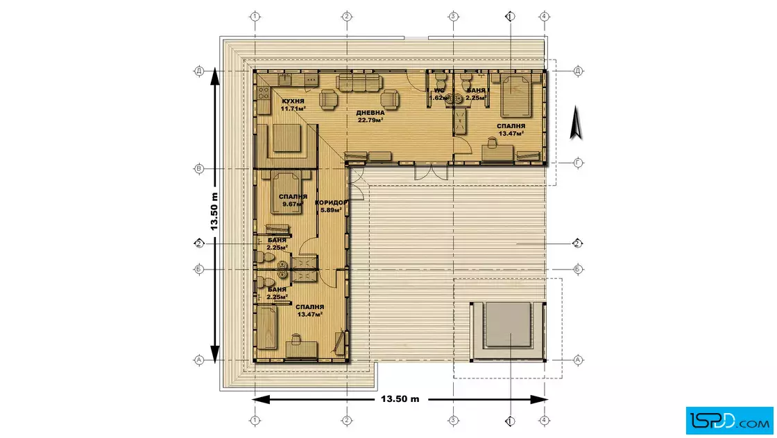 План на първи етаж