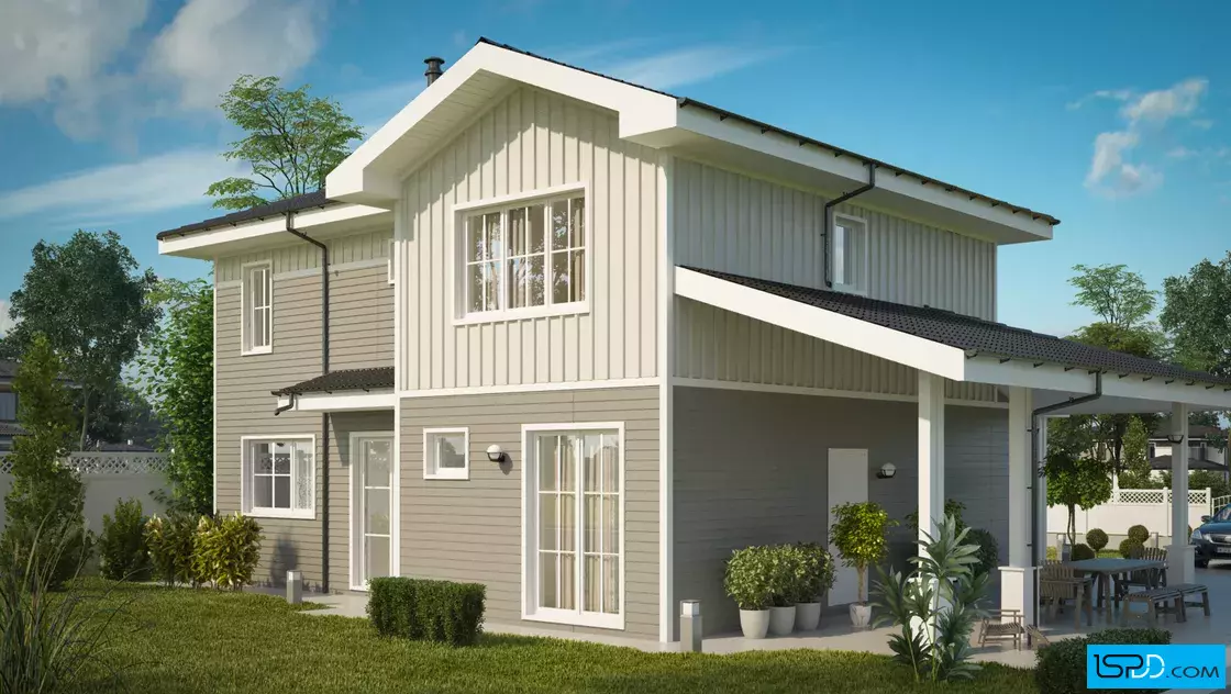 Проект на къща в гр. Нови Искър