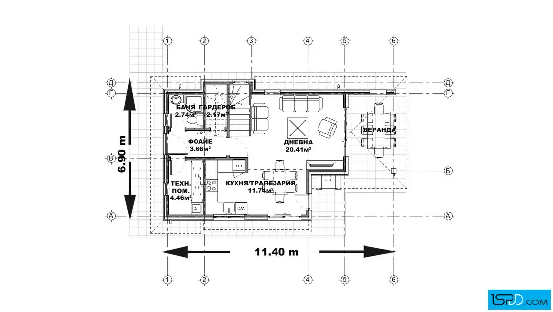 План на първи етаж