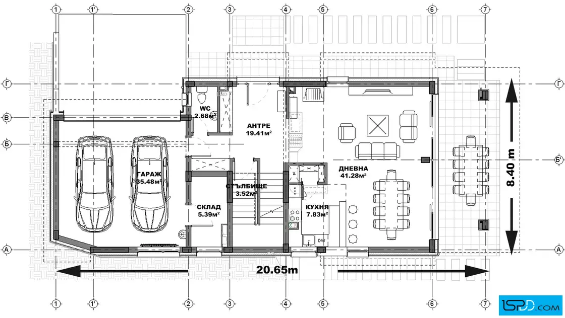 План на първи етаж