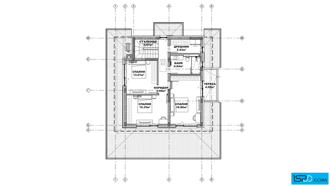План на втори етаж План на втори етаж