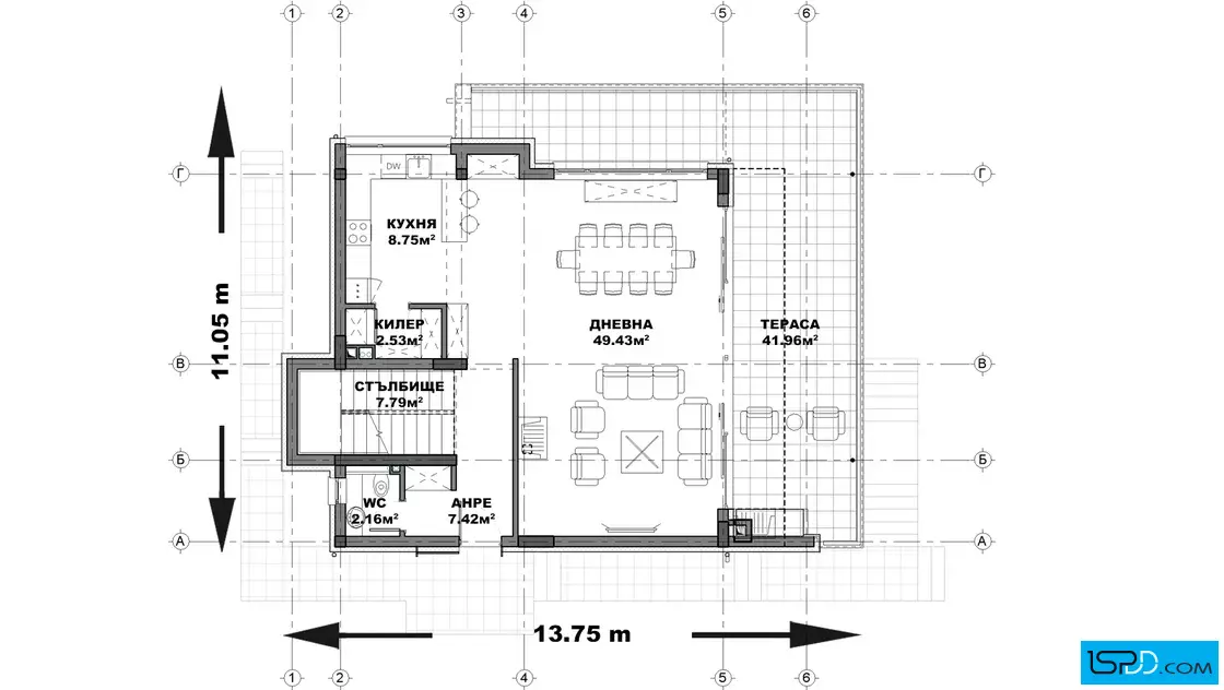 План на първи етаж