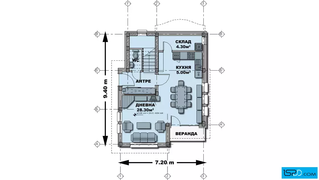 План на първи етаж
