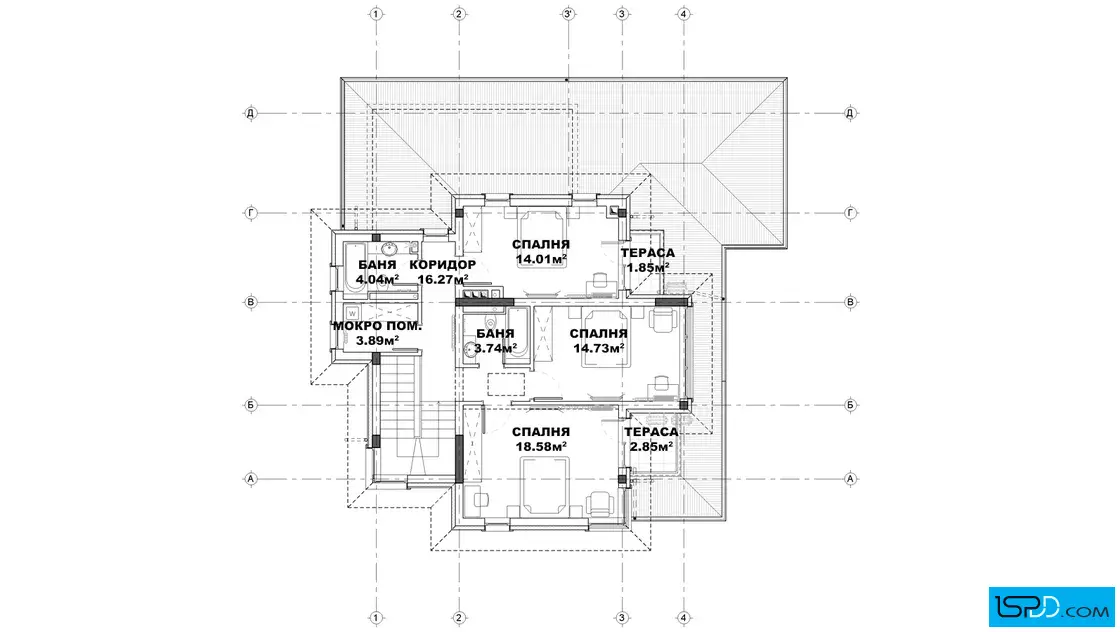 План на втори етаж