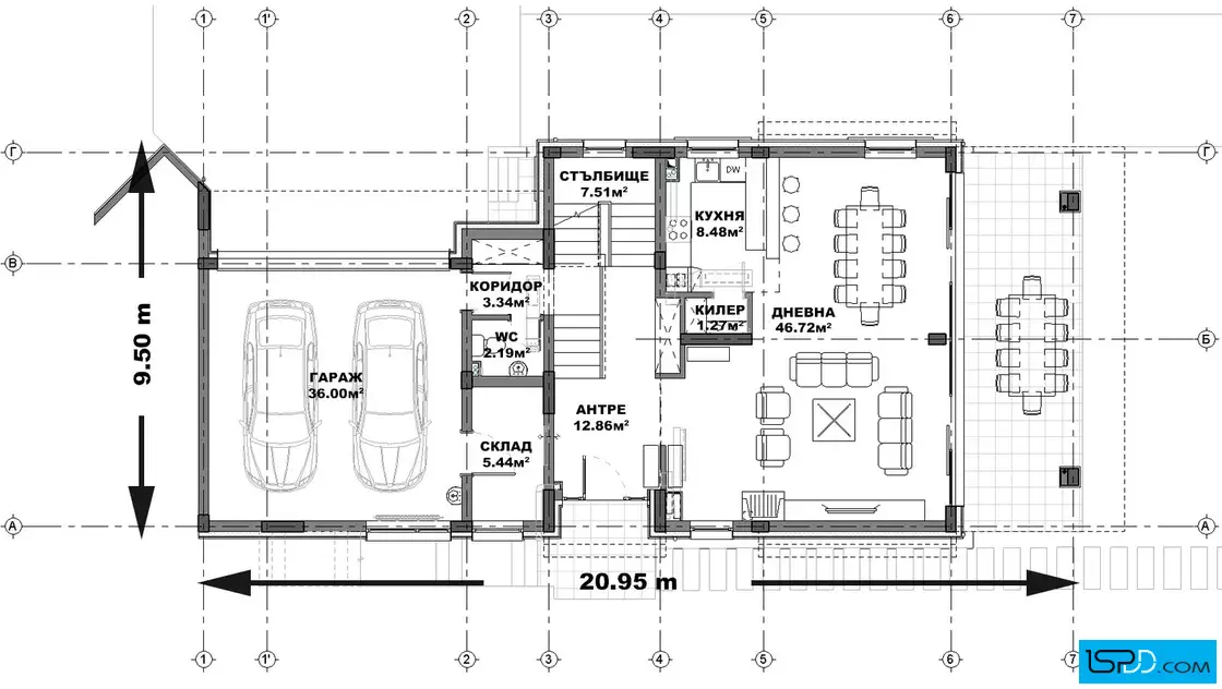 План на първи етаж