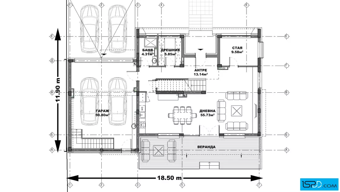 План на първи етаж