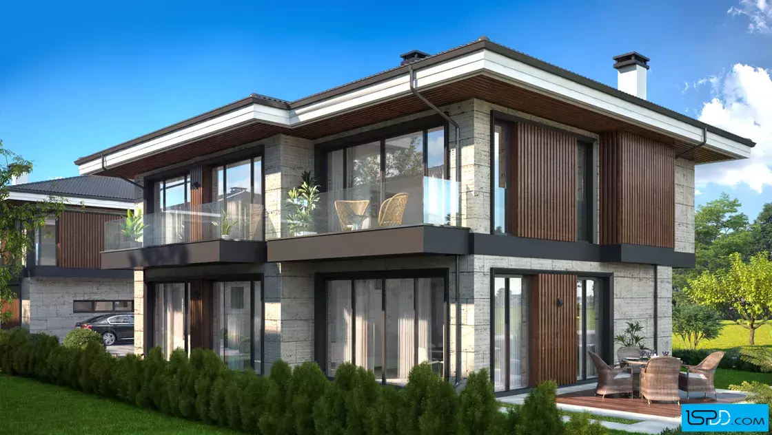 Проект на къща в м. Косанин дол, гр. София