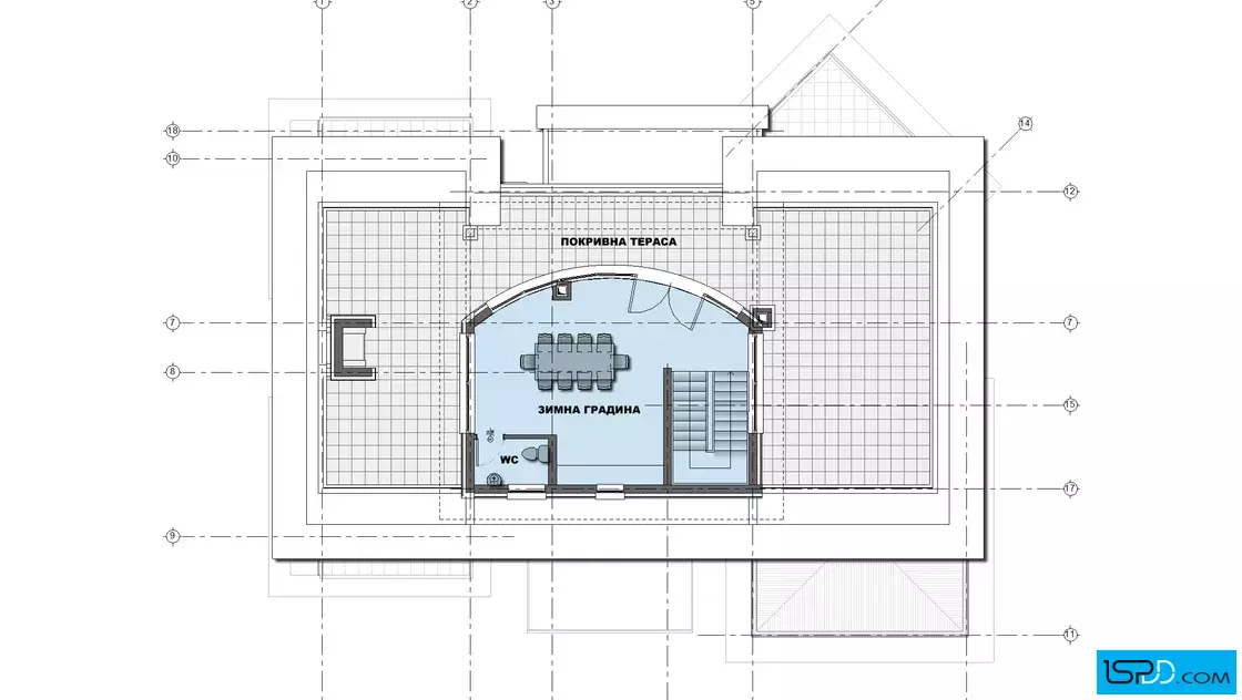 План на покрива