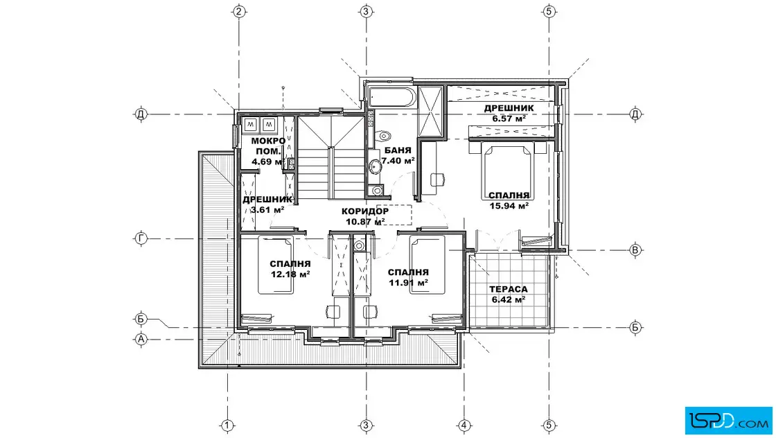 План на втори етаж