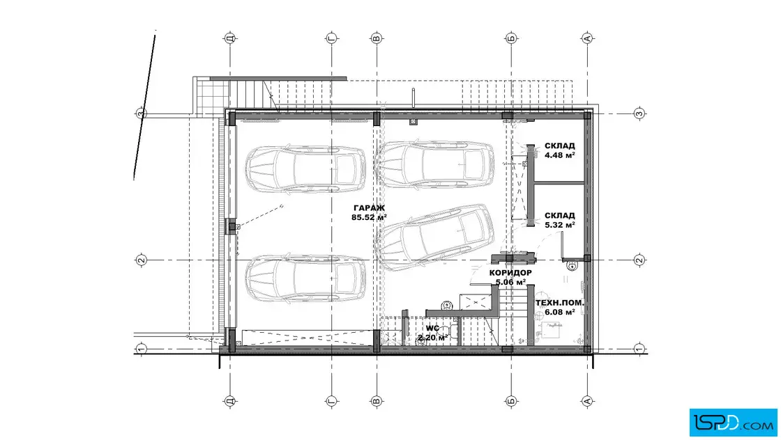 План на подземен етаж