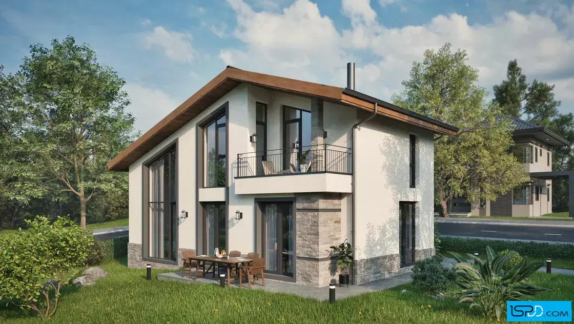 Проект на къща в гр. Нови Искър