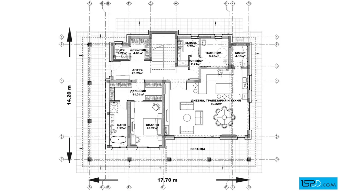 План на първи етаж План на първи етаж