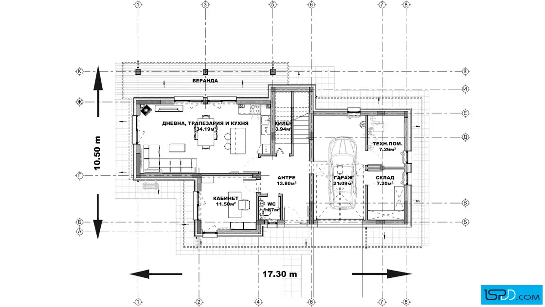 План на първи етаж