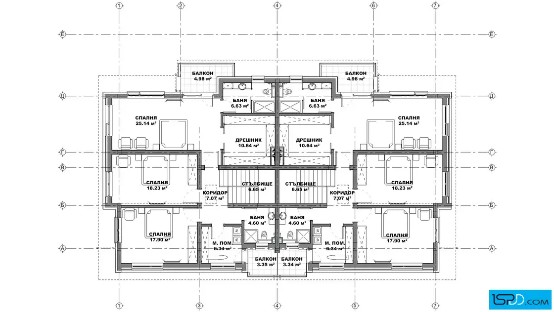 План на втори етаж