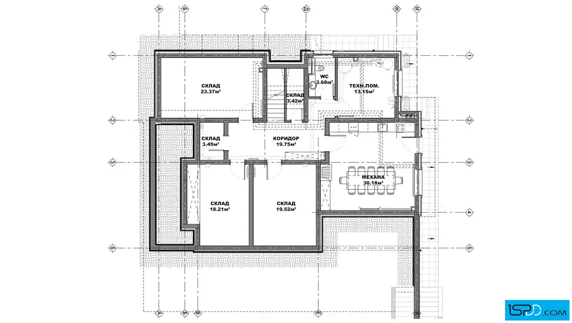 План на подземен етаж