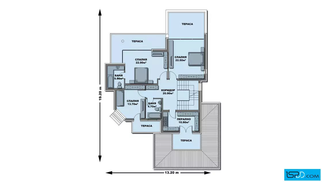 План на втори етаж