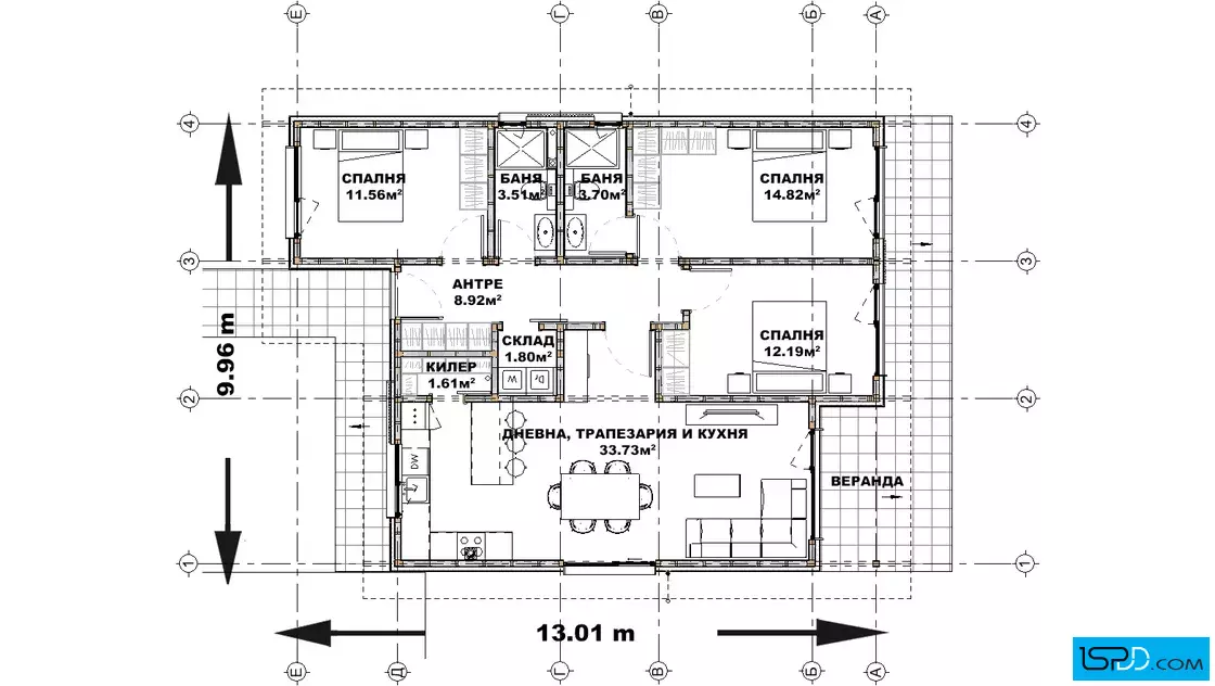 План на първи етаж