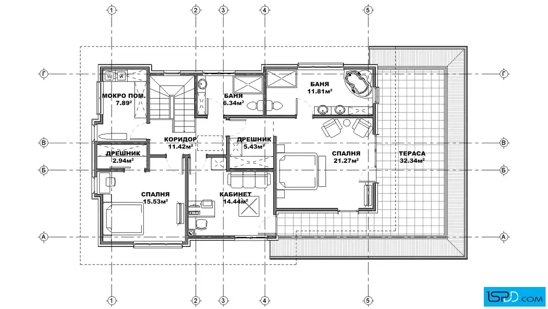 План на втори етаж