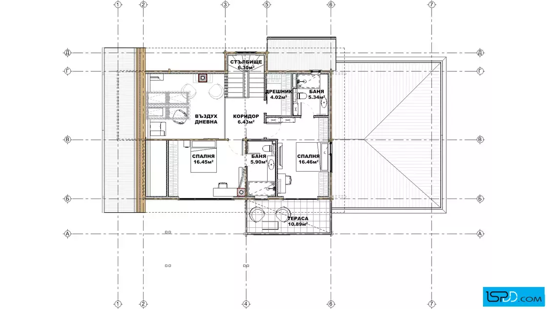 План на втори етаж План на втори етаж