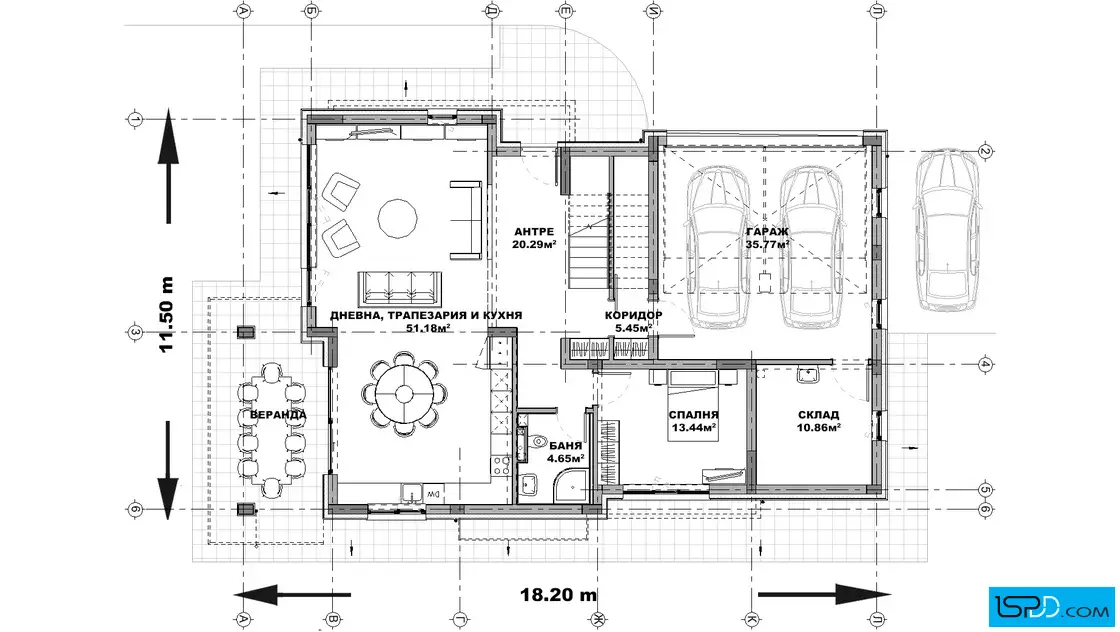 План на първи етаж