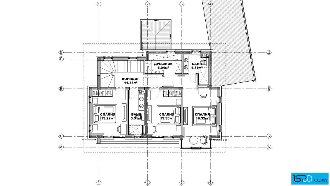 План на втори етаж