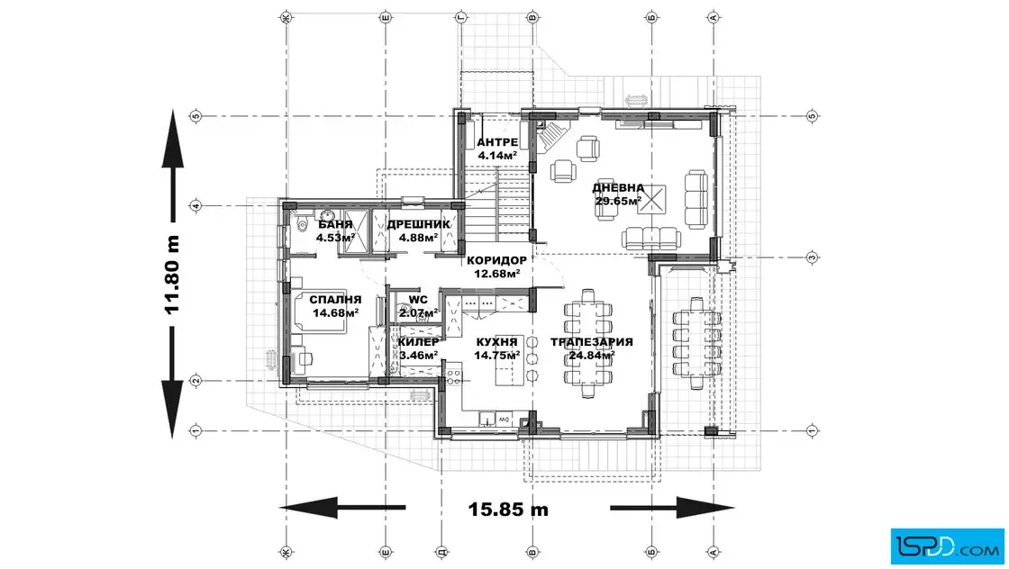 План на първи етаж